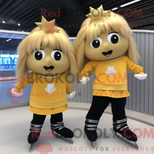 Gouden paar schaatsen...