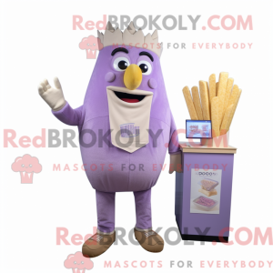 Lavendel frietjes mascotte...