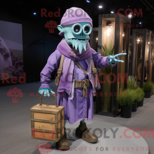 Lavender Zombie Maskottchen...