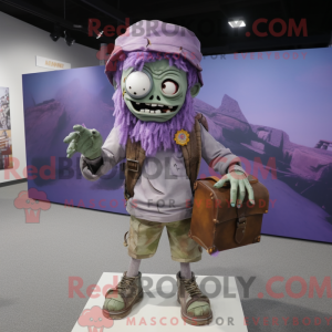 Lavendel Zombie maskot...