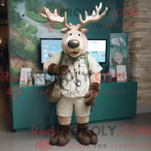 Creme Irish Elk máscara de...