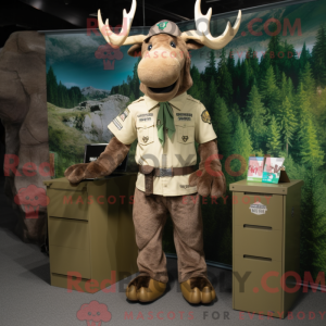 Creme Irish Elk máscara de...