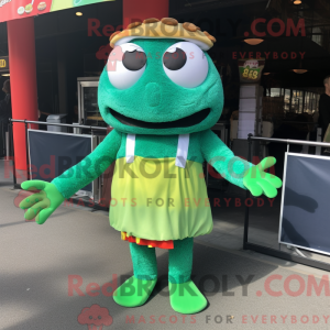Green Crab Cakes mascot...