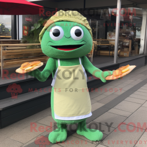 Green Crab Cakes mascot...