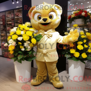Costume mascotte de bouquet...