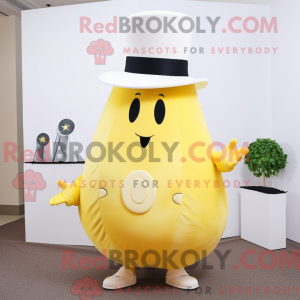 Citrongul Hermelin maskot...