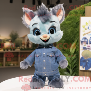 Olive Mare maskot kostume...