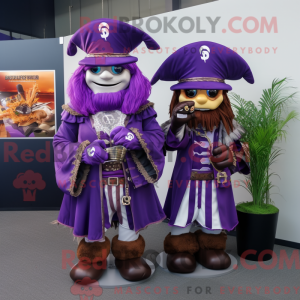 Lilla piratmaskotdraktfigur...