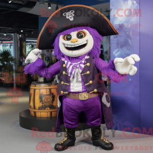 Purple Pirate mascot...