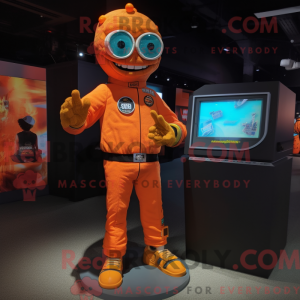 Orange Zombie mascot...