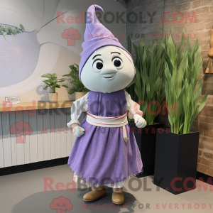 Lavender Onion Maskottchen...