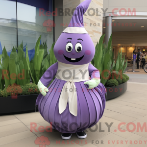 Lavender Onion Maskottchen...