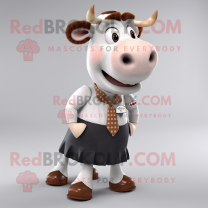  Hereford Cow maskot kostym...