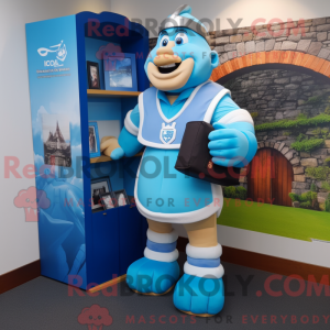 Postava maskota Sky Blue...