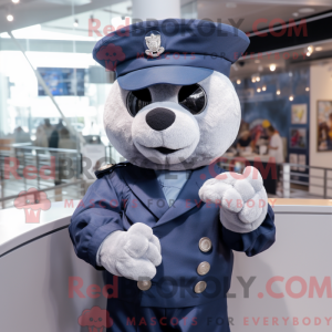 Navy Soldier mascot costume...