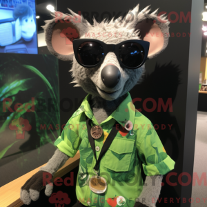Zielony Aye-Aye...