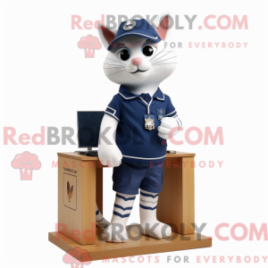 Navy Cat maskot...