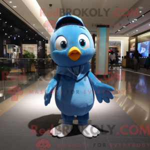 Blue Dove mascotte kostuum...