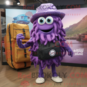 Postava maskota Purple...