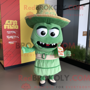 Forest Green Tacos mascot...