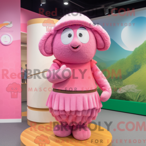 Rosa Merino Sau maskot...