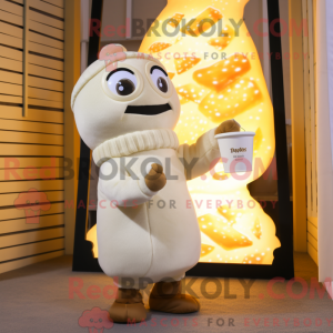 Beige Scented Candle mascot...