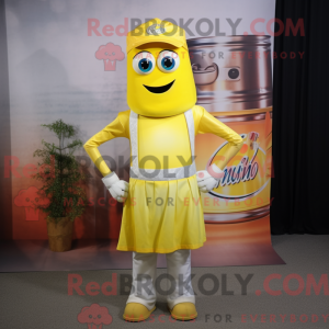 Lemon Yellow Soda Can...
