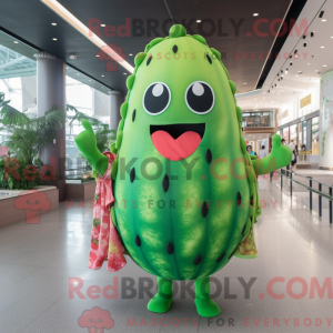 Grønn vannmelon maskot...