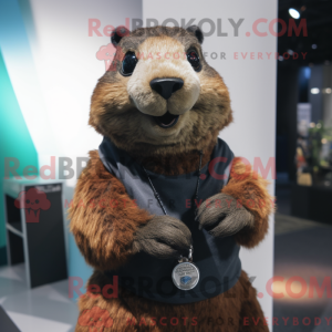 Máscara de marmota com...