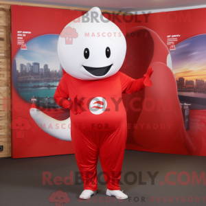 Red Beluga Whale mascot...