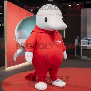 Personaggio mascotte balena...