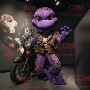 Purple Python mascot...