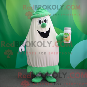 Maskotdraktfigure Green...