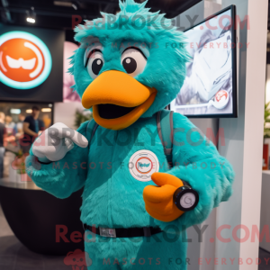 Disfraz de mascota Teal...