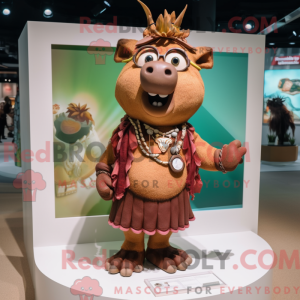 Máscara de Brown Sow com...