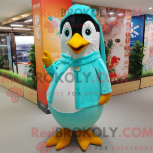 Turquoise pinguïn...