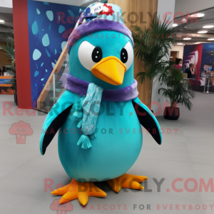 Turquoise pinguïn...