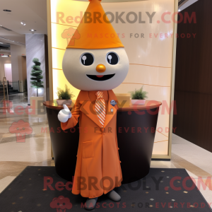 Orange Hourglass maskot...