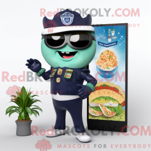 Navy Tacos maskotdraktfigur...