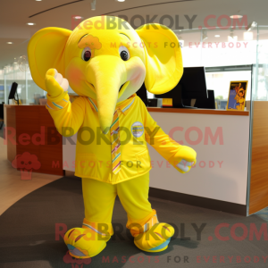 Zitronengelber Elefant...