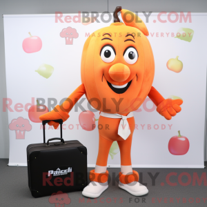 Postava maskota Peach Tikka...