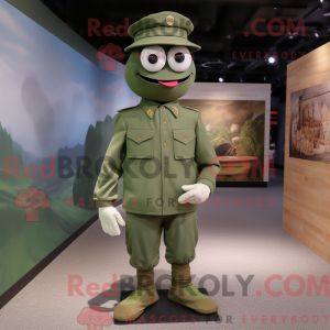 Olive Soldier maskot...