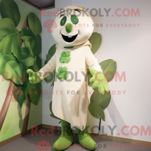Cream Beanstalk mascot...