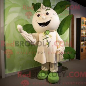 Cream Beanstalk maskot...