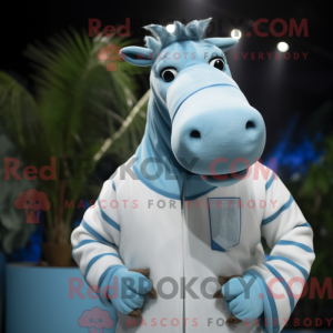 Sky Blue Quagga maskot...