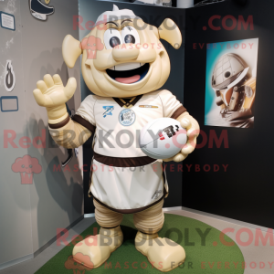 Cream Gyro mascot costume...