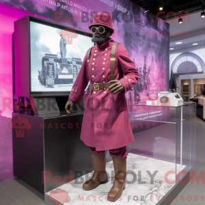 Magenta Civil War Soldier...
