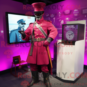 Postava maskota Magenta...
