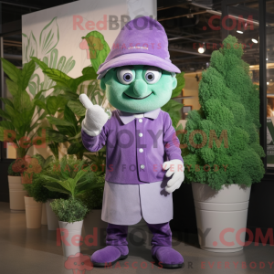 Lawendowa spinat maskot...