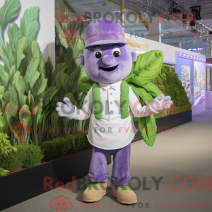 Lavendel spinat maskot...